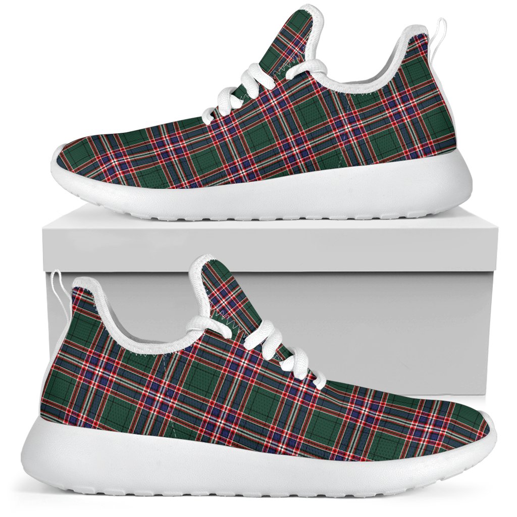 MacFarlane Hunting Modern Tartan Plaid Mesh Knit Sneakers