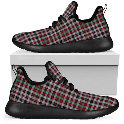 Borthwick Ancient Tartan Plaid Mesh Knit Sneakers