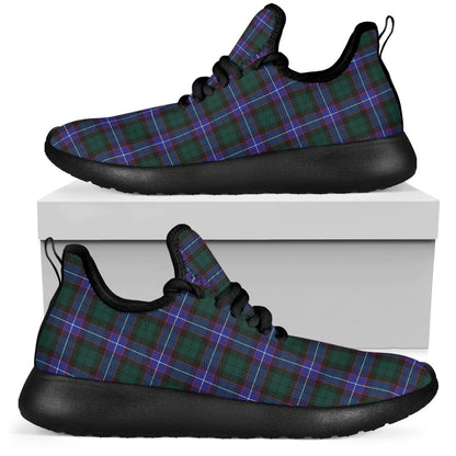 Hunter Modern Tartan Plaid Mesh Knit Sneakers