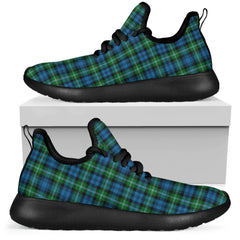 Lyon Clan Tartan Plaid Mesh Knit Sneakers