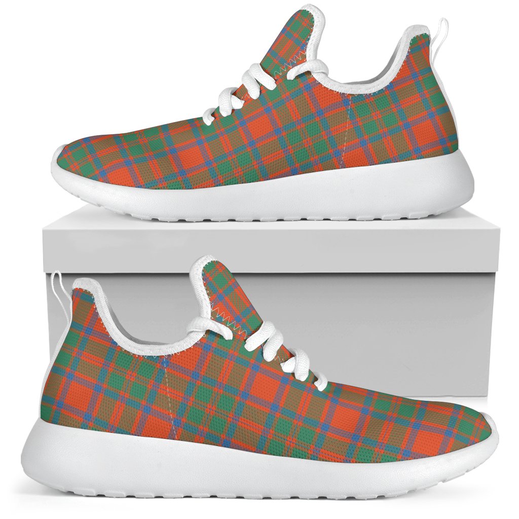 MacKintosh Ancient Tartan Plaid Mesh Knit Sneakers