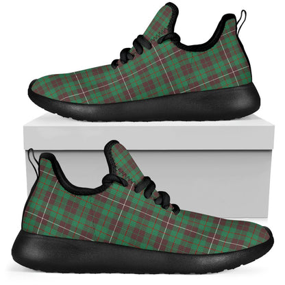 MacKinnon Hunting Ancient Tartan Plaid Mesh Knit Sneakers