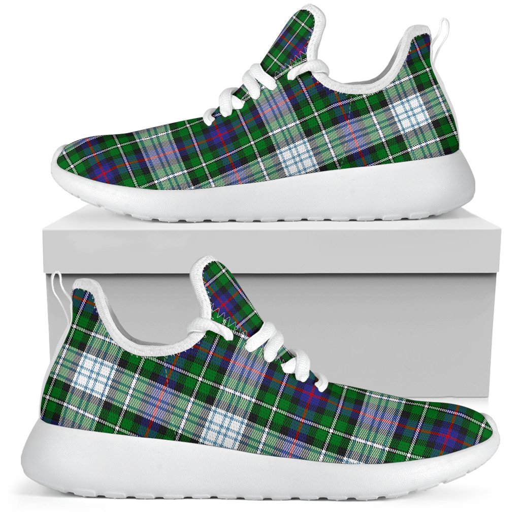 MacKenzie Dress Modern Tartan Plaid Mesh Knit Sneakers