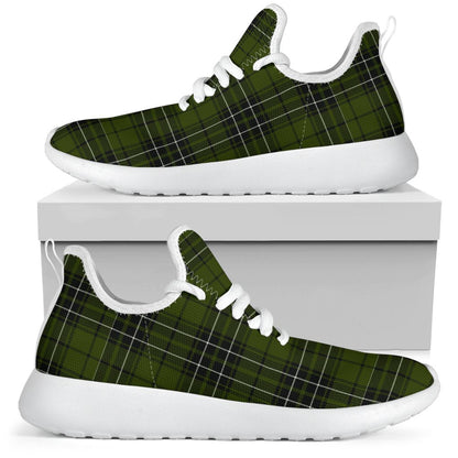 MacLean Hunting Tartan Plaid Mesh Knit Sneakers