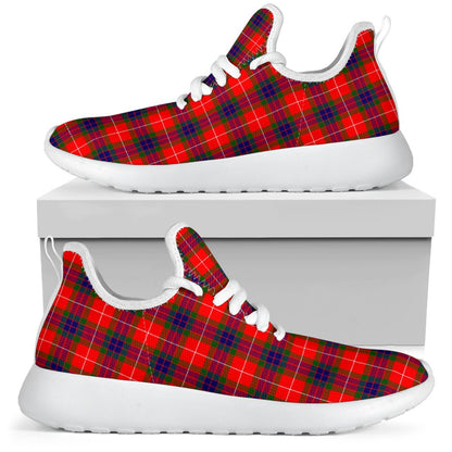 Fraser Modern Tartan Plaid Mesh Knit Sneakers