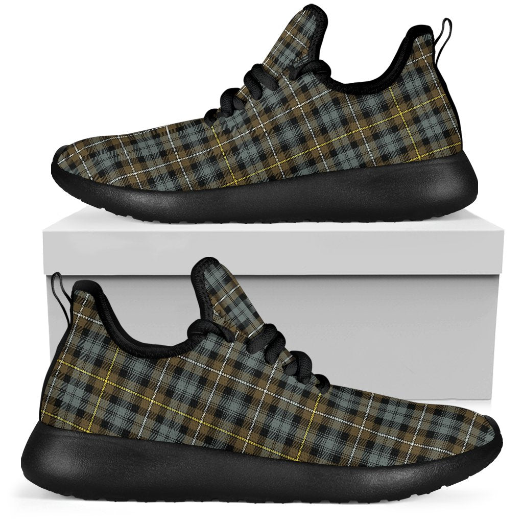 Campbell Argyll Weathered Tartan Plaid Mesh Knit Sneakers