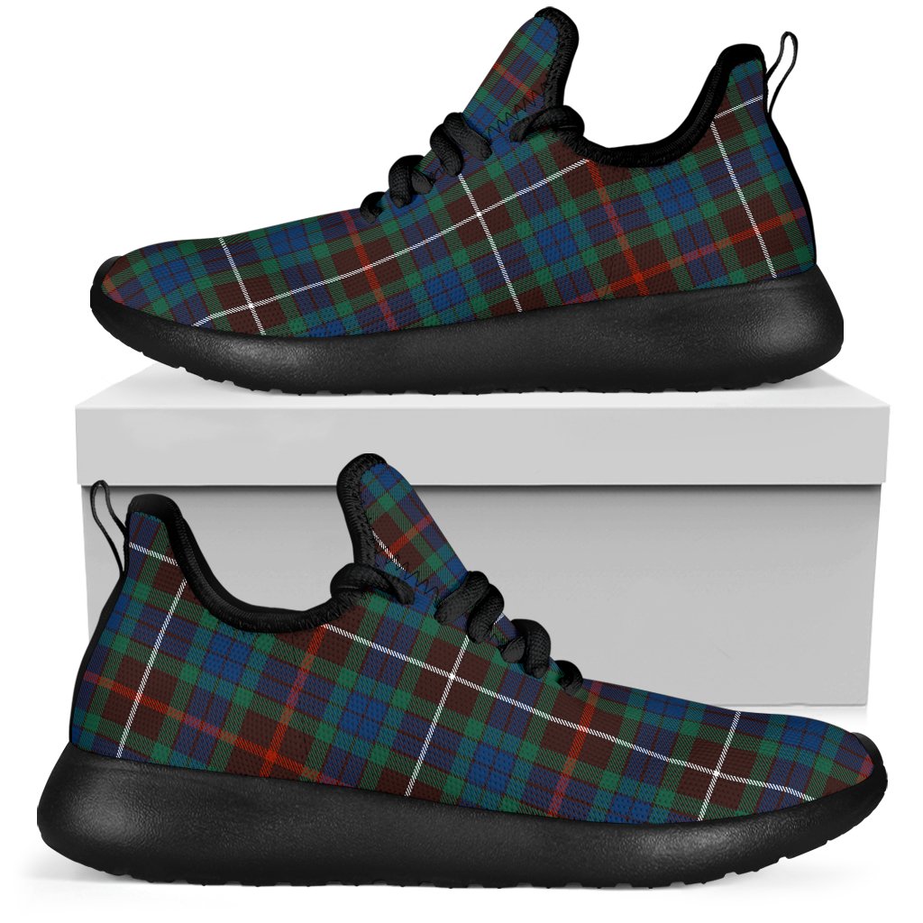 Fraser Hunting Tartan Plaid Mesh Knit Sneakers