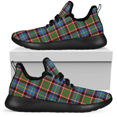 Aikenhead Tartan Plaid Mesh Knit Sneakers