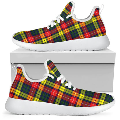 Buchanan Modern Tartan Plaid Mesh Knit Sneakers