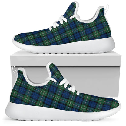 Forbes Ancient Tartan Plaid Mesh Knit Sneakers