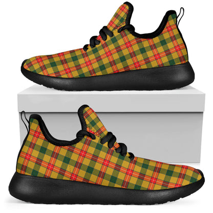 Baxter Tartan Plaid Mesh Knit Sneakers