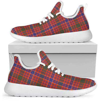 MacRae Ancient Tartan Plaid Mesh Knit Sneakers