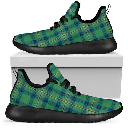 Kennedy Ancient Tartan Plaid Mesh Knit Sneakers