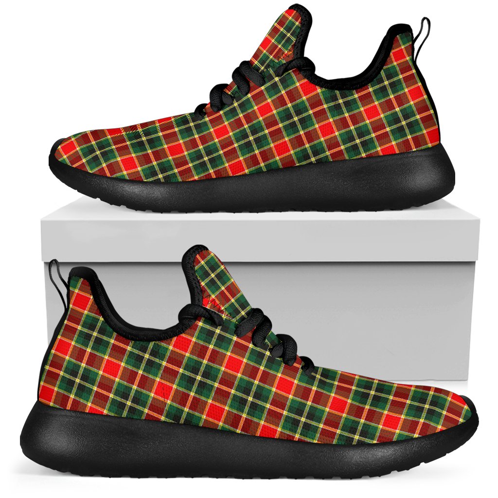 MacLachlan Hunting Modern Tartan Plaid Mesh Knit Sneakers