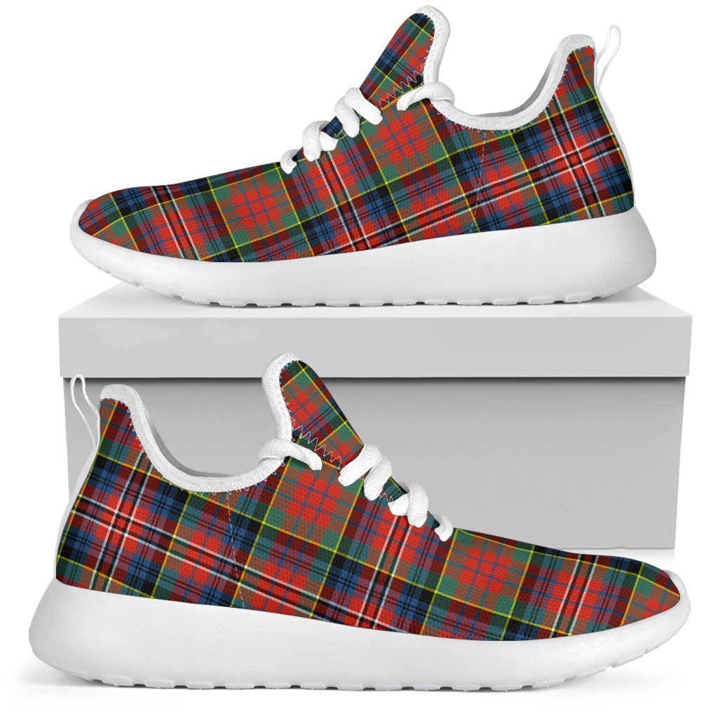 MacPherson Ancient Tartan Plaid Mesh Knit Sneakers