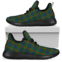 Aiton Tartan Plaid Mesh Knit Sneakers