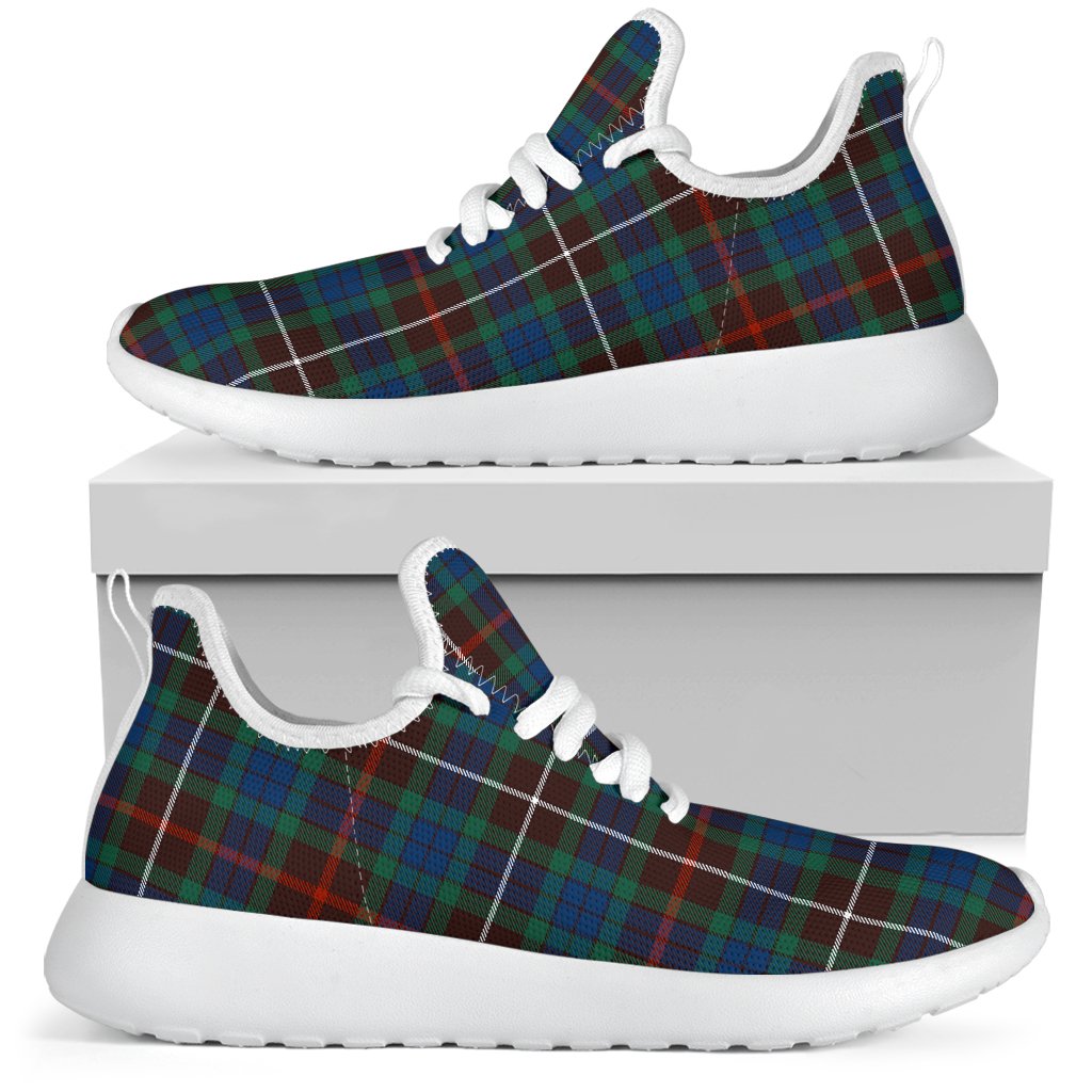 Fraser Hunting Tartan Plaid Mesh Knit Sneakers