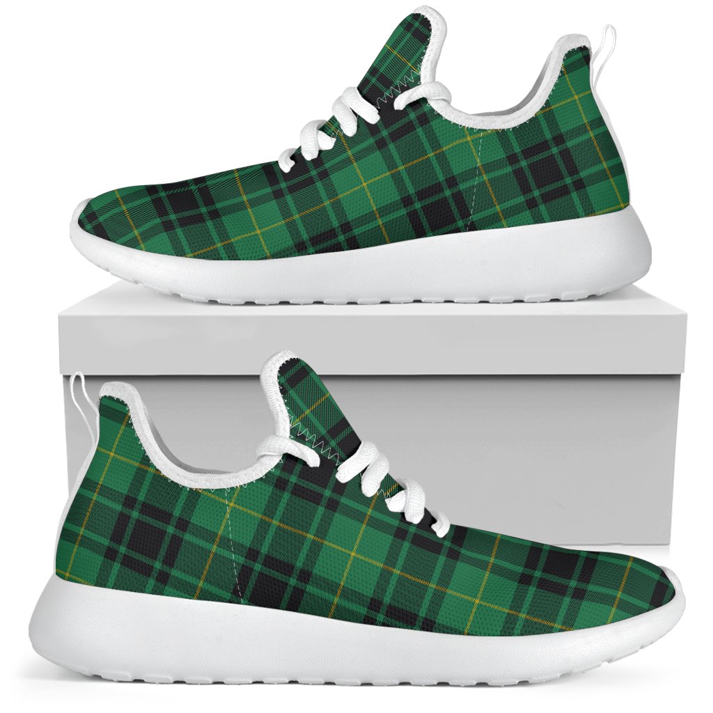 MacArthur Ancient Tartan Plaid Mesh Knit Sneakers