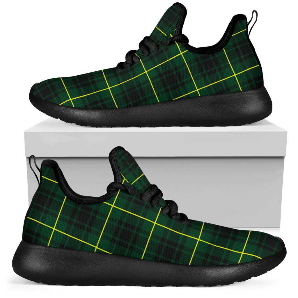 MacArthur Modern Tartan Plaid Mesh Knit Sneakers