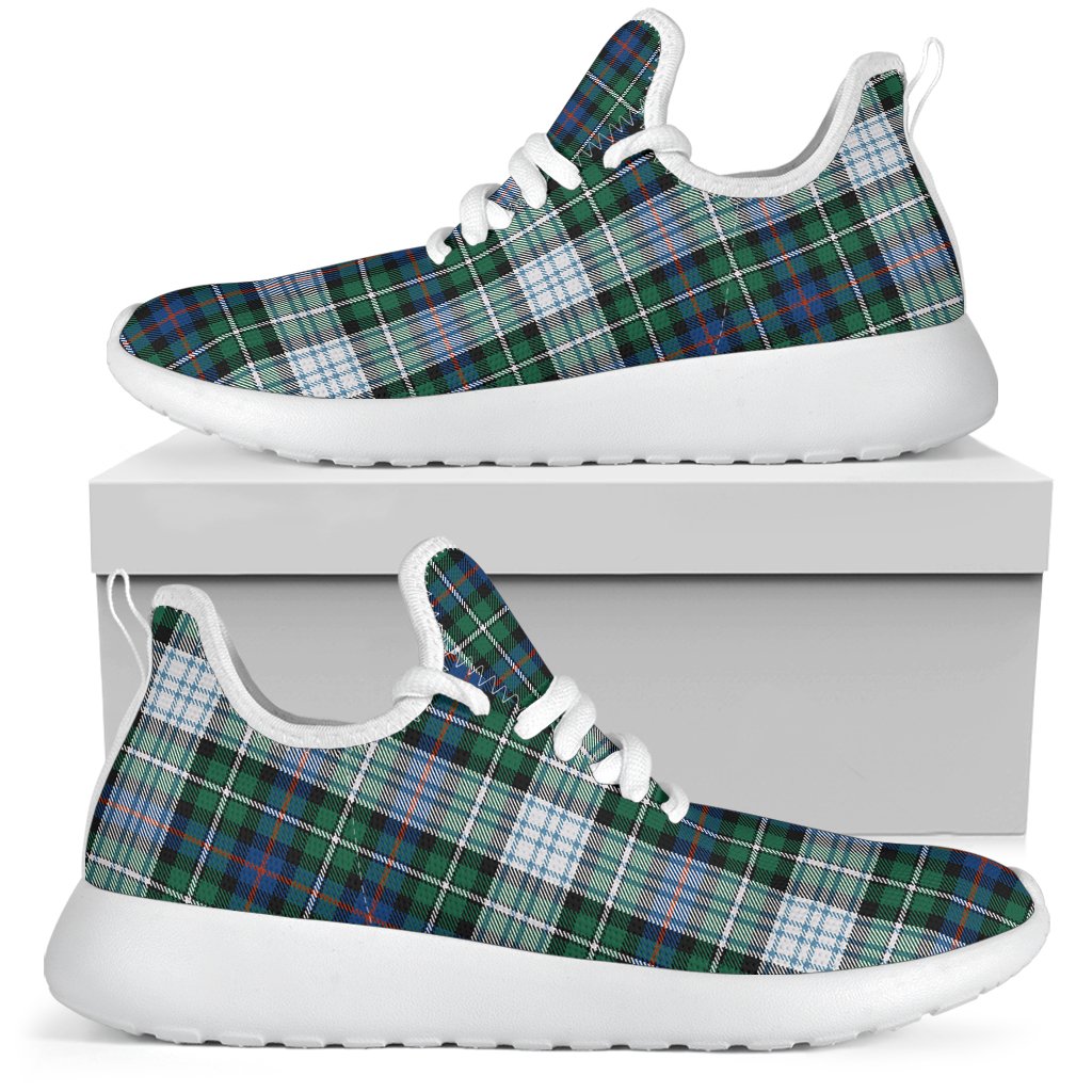 MacKenzie Dress Ancient Tartan Plaid Mesh Knit Sneakers