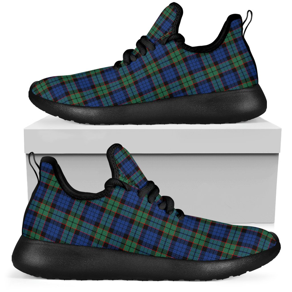 Fletcher Ancient Tartan Plaid Mesh Knit Sneakers