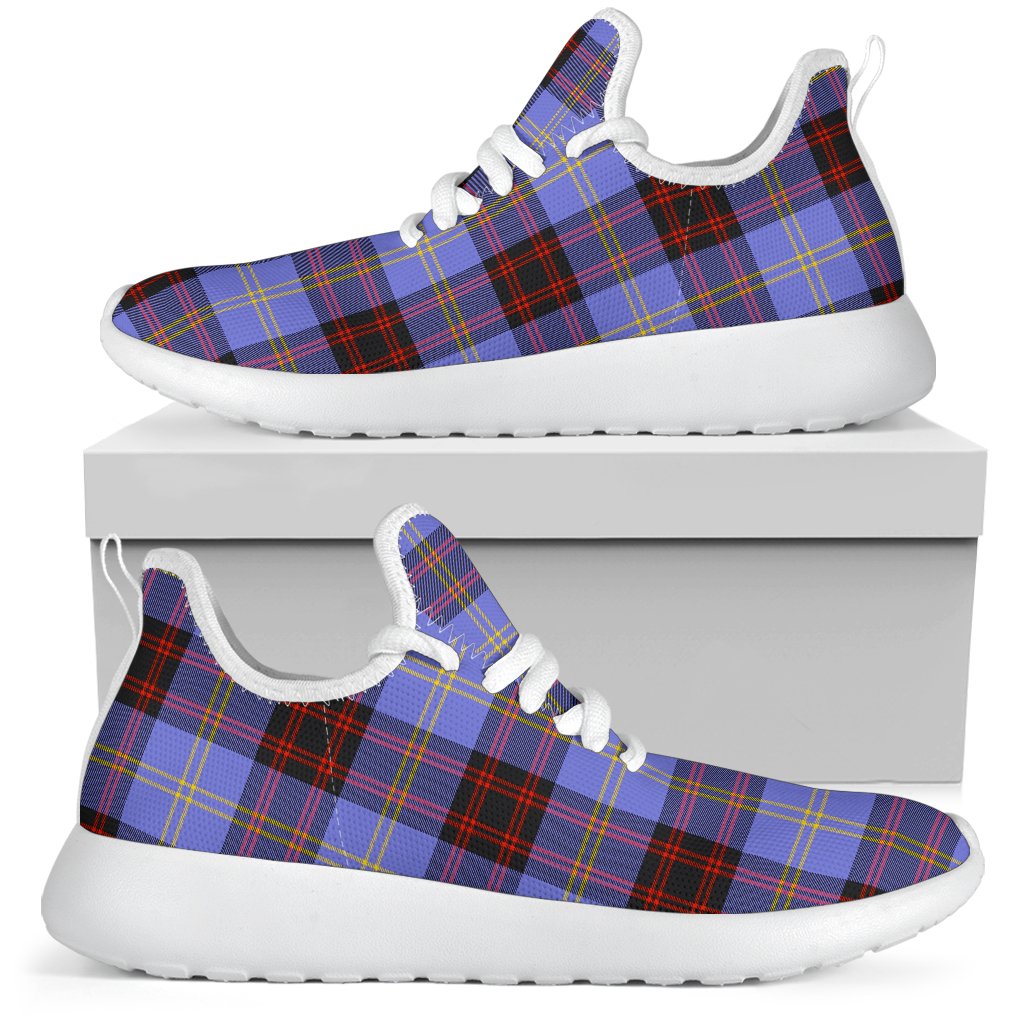 Rutherford Tartan Plaid Mesh Knit Sneakers