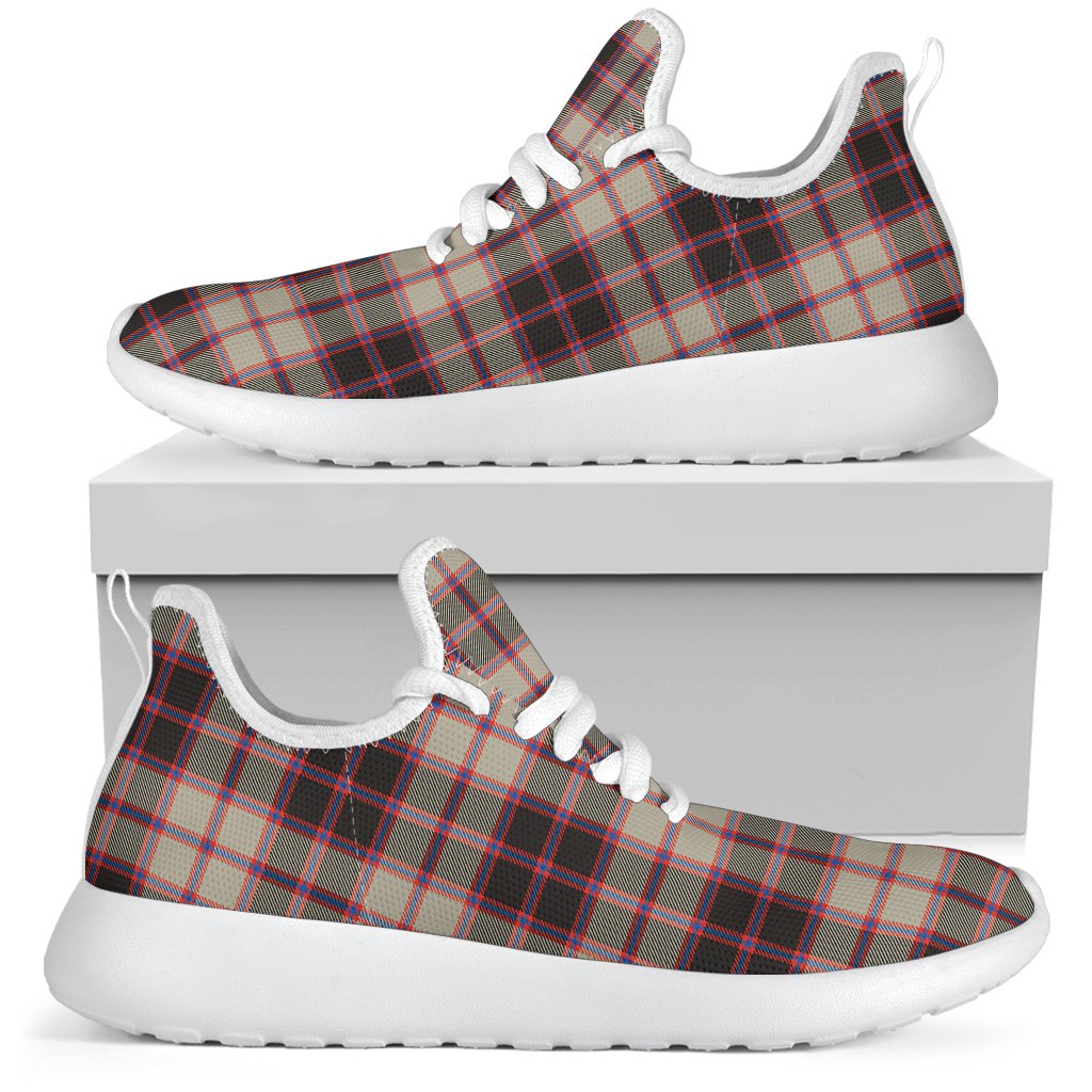 MacPherson Hunting Ancient Tartan Plaid Mesh Knit Sneakers