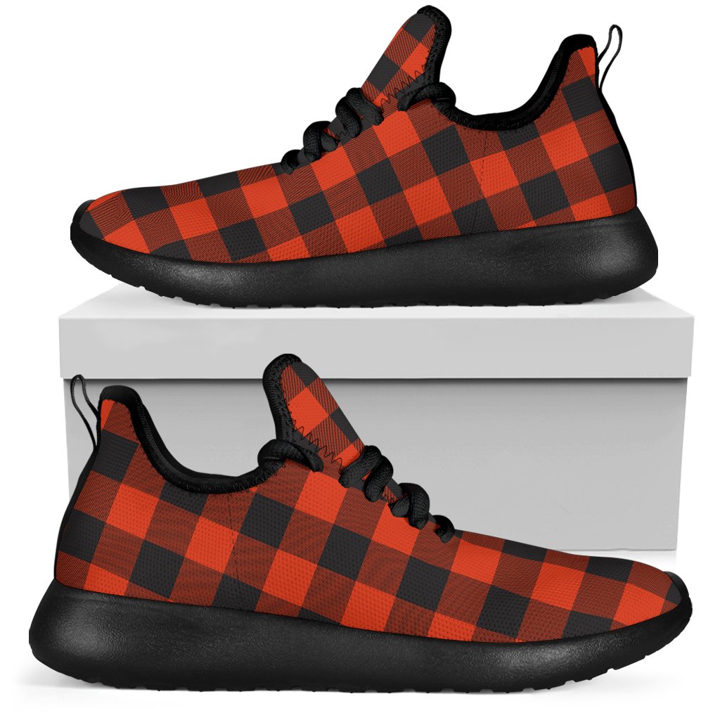 Rob Roy MacGregor Ancient Tartan Plaid Mesh Knit Sneakers