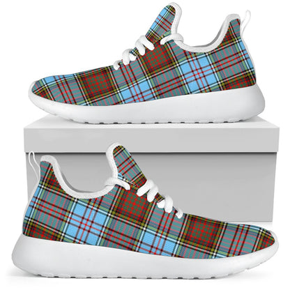 Anderson Ancient Tartan Plaid Mesh Knit Sneakers