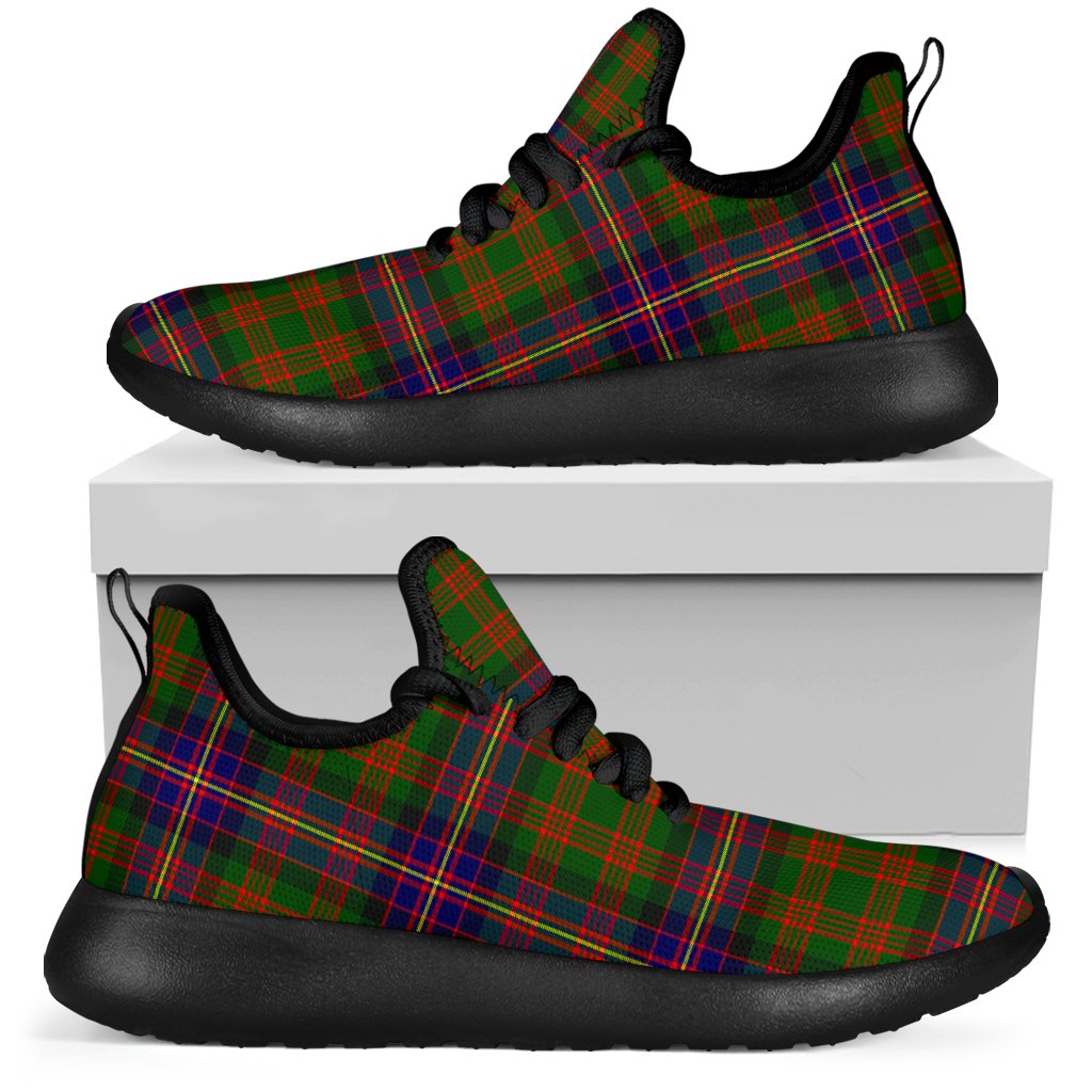 Cochrane Modern Tartan Plaid Mesh Knit Sneakers