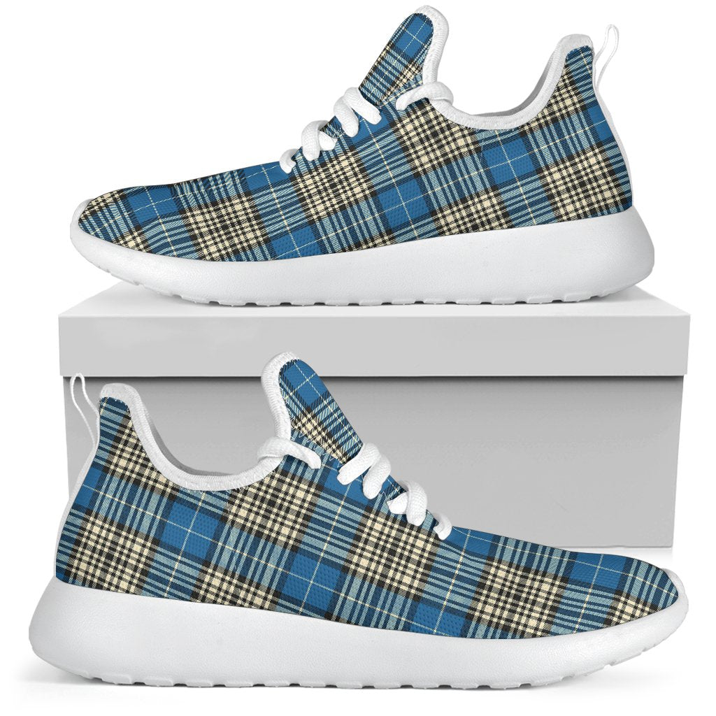 Napier Ancient Tartan Plaid Mesh Knit Sneakers