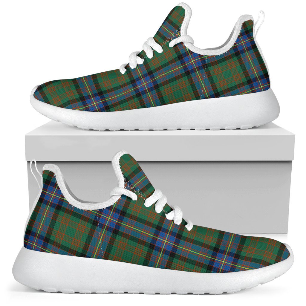 Cochrane Ancient Tartan Plaid Mesh Knit Sneakers