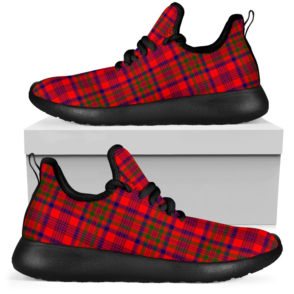 Murray of Tulloch Modern Tartan Plaid Mesh Knit Sneakers