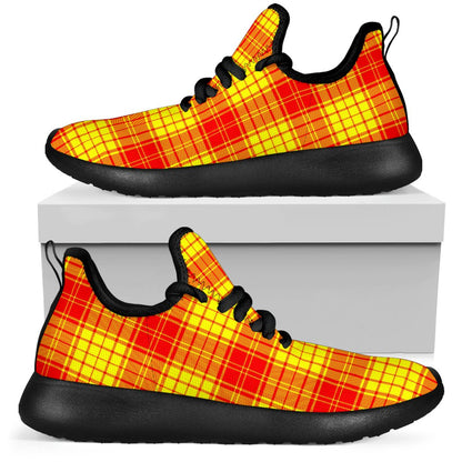 MacMillan Clan Tartan Plaid Mesh Knit Sneakers