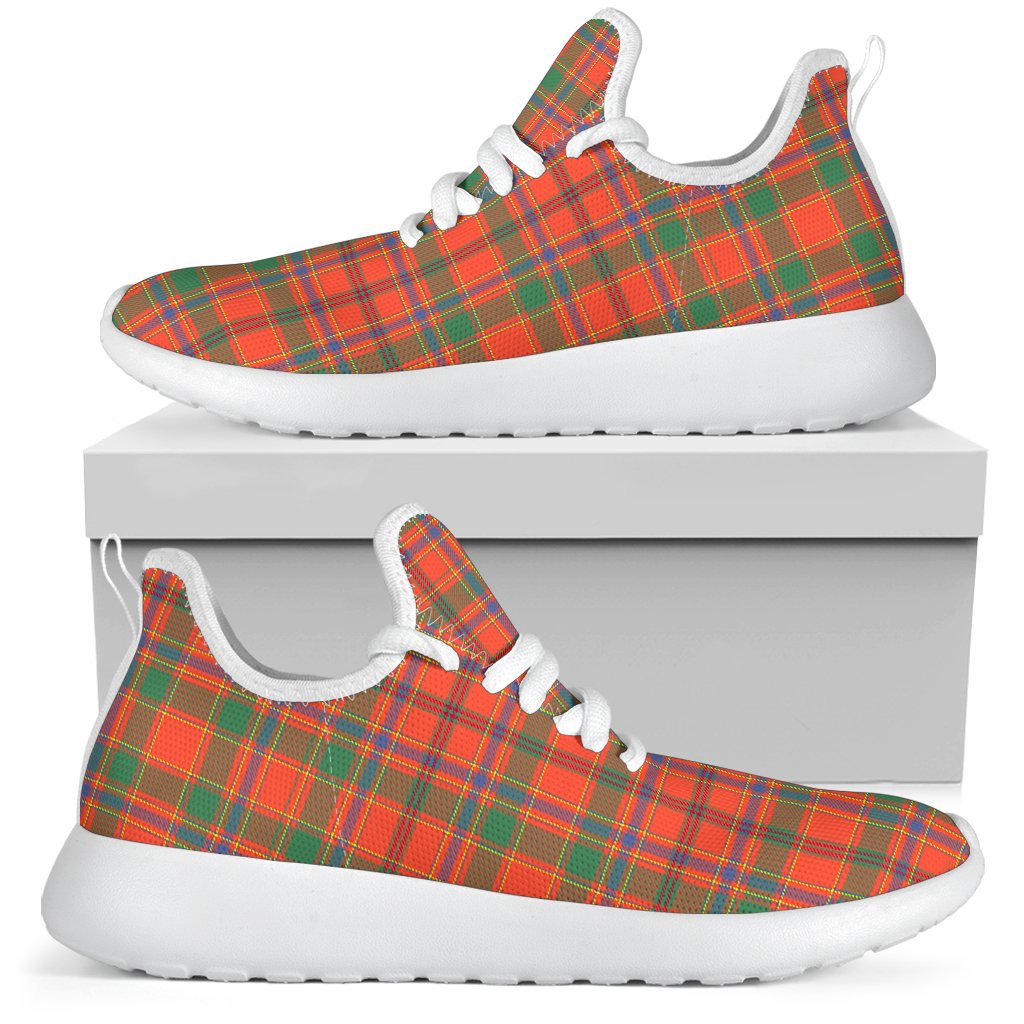 Munro Ancient Tartan Plaid Mesh Knit Sneakers