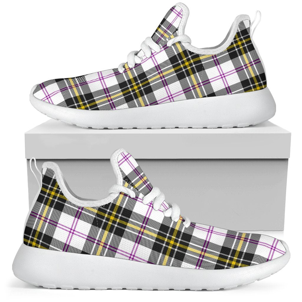 MacPherson Dress Modern Tartan Plaid Mesh Knit Sneakers