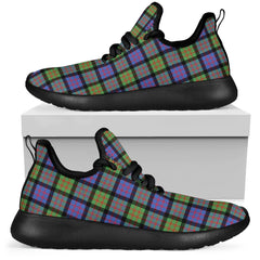 MacDonald Ancient Tartan Plaid Mesh Knit Sneakers