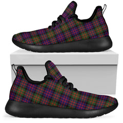 MacDonald Modern Tartan Plaid Mesh Knit Sneakers