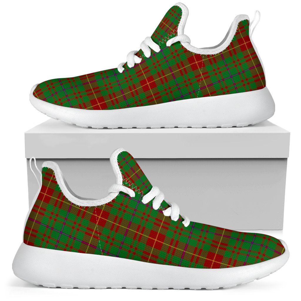 Fulton Tartan Plaid Mesh Knit Sneakers