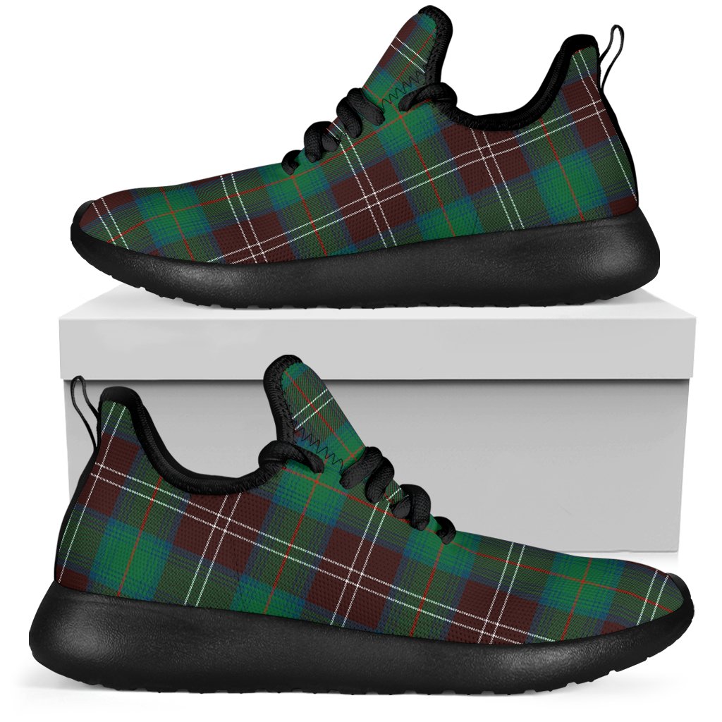 Chisholm Hunting Ancient Tartan Plaid Mesh Knit Sneakers