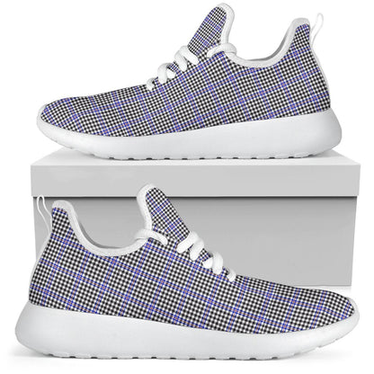 Sir Walter Scott Tartan Plaid Mesh Knit Sneakers