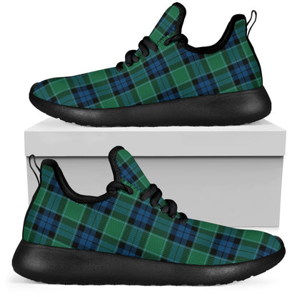 Graham of Menteith Ancient Tartan Plaid Mesh Knit Sneakers