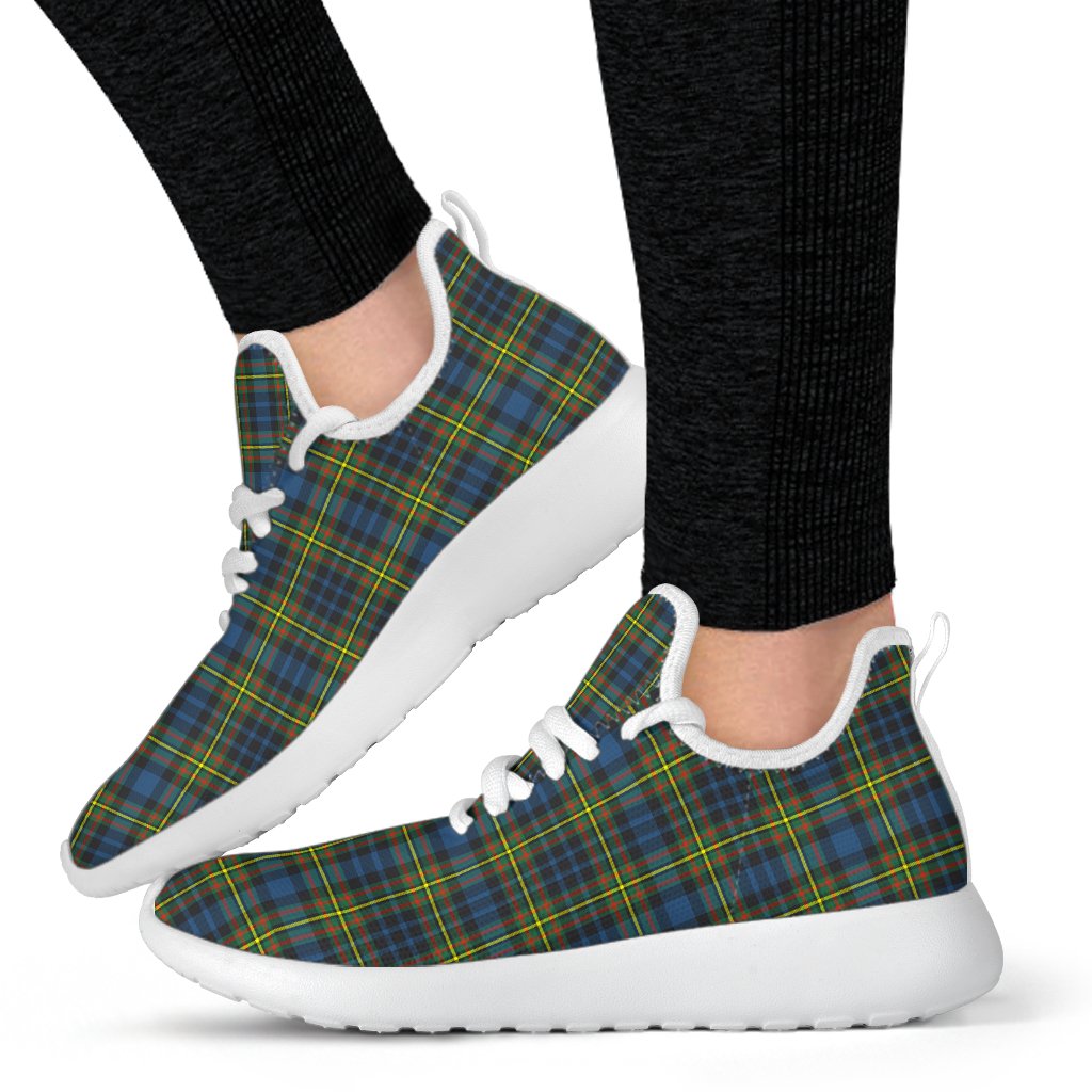 MacLellan Ancient Tartan Plaid Mesh Knit Sneakers