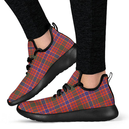 MacRae Ancient Tartan Plaid Mesh Knit Sneakers