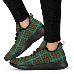 Gayre Tartan Plaid Mesh Knit Sneakers