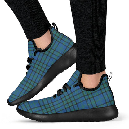 Matheson Hunting Ancient Tartan Plaid Mesh Knit Sneakers