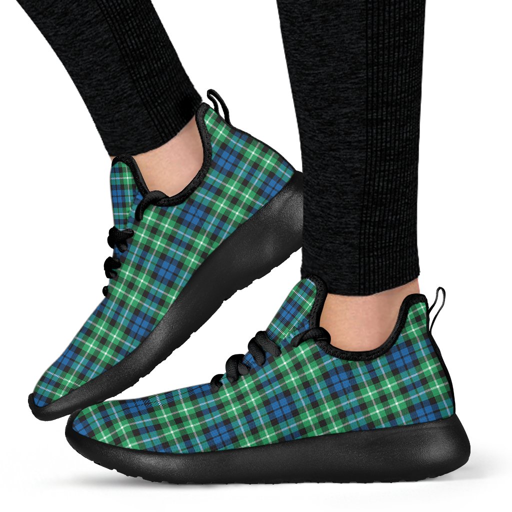 Graham of Montrose Ancient Tartan Plaid Mesh Knit Sneakers