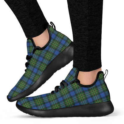 MacLaren Ancient Tartan Plaid Mesh Knit Sneakers