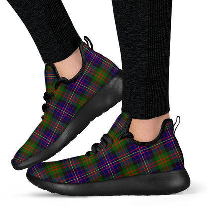 Cameron of Erracht Modern Tartan Plaid Mesh Knit Sneakers