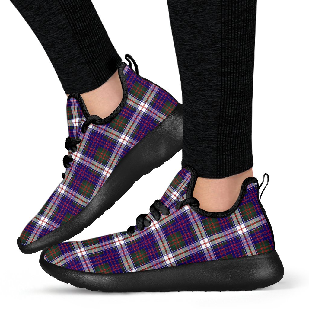 MacDonald Dress Modern Tartan Plaid Mesh Knit Sneakers